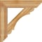 Ekena Millwork Olympic Slat Rough Sawn Bracket, Western Red Cedar, 6"W x 34"D x 34"H BKT06X34X34OLY06RWR - alternate 4